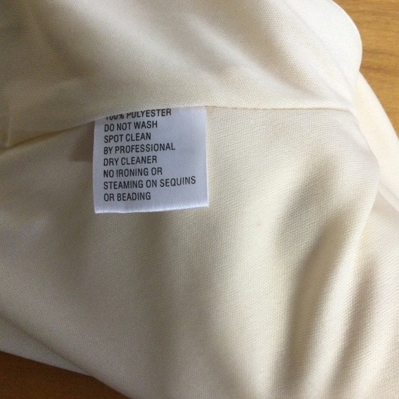 Ieena For Mac Duggal Column Gown Size 2 Rhinestone Halter Neckline In Porcelain - Picture 12 of 13